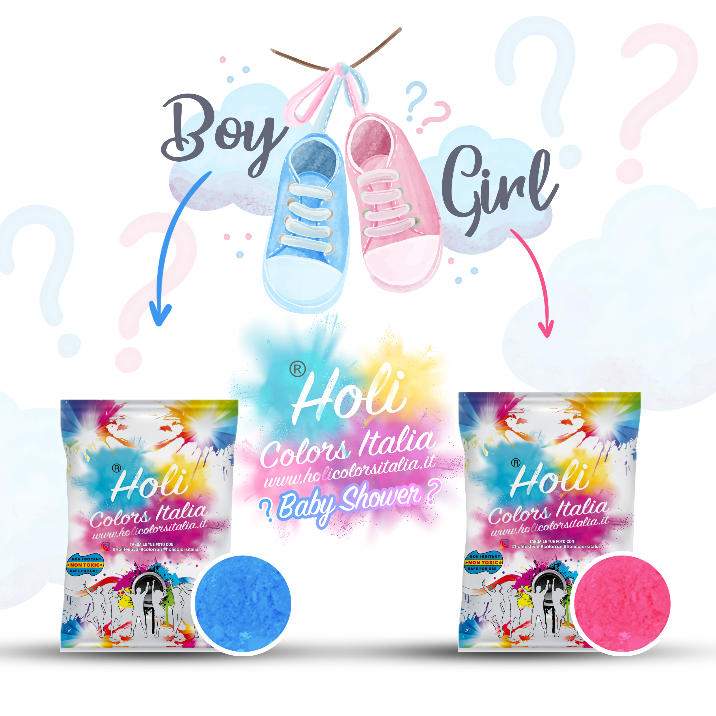 buste holi gender reveal